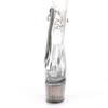 Pleaser - ADORE1018CT Bottes de plateforme, Pole dance chaussures - Chaussures de pole dance - Gris/Transparent Product image
